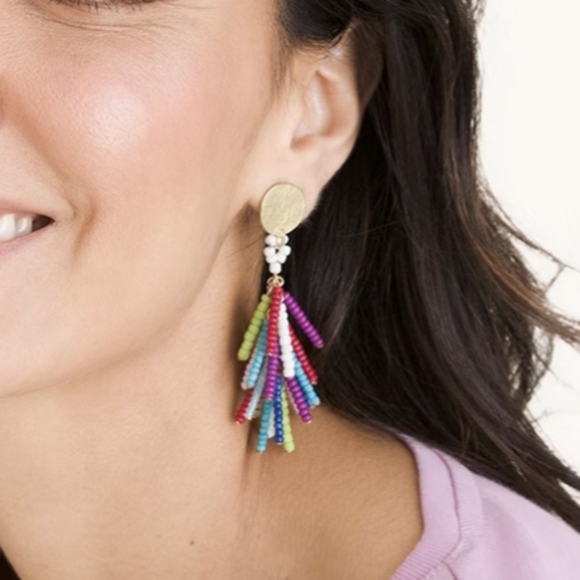 Chico's Jewelry - Chico's Multi Colored Bead Earrings